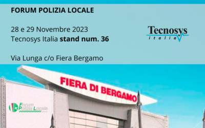 Bergamo 28 e 29 Novembre 2023 – Chips Web e Chips Mobile al Forum Della Polizia Locale