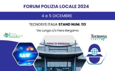 Innovazioni Tecnosys Italia al Forum Polizia Locale Bergamo